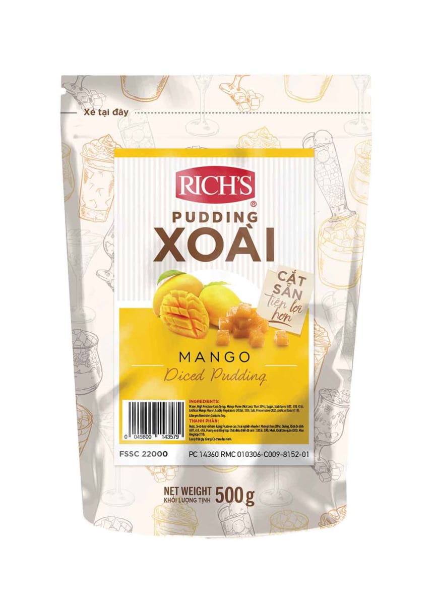 PUDDING XOÀI CẮT SẲN ( RICH’S - VIỆT NAM)